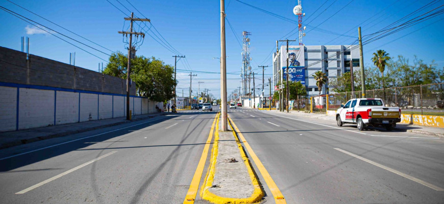 Sigue Alcalde Mario López cumpliendo al pueblo de Matamoros; entrega nuevas obras de pavimentación