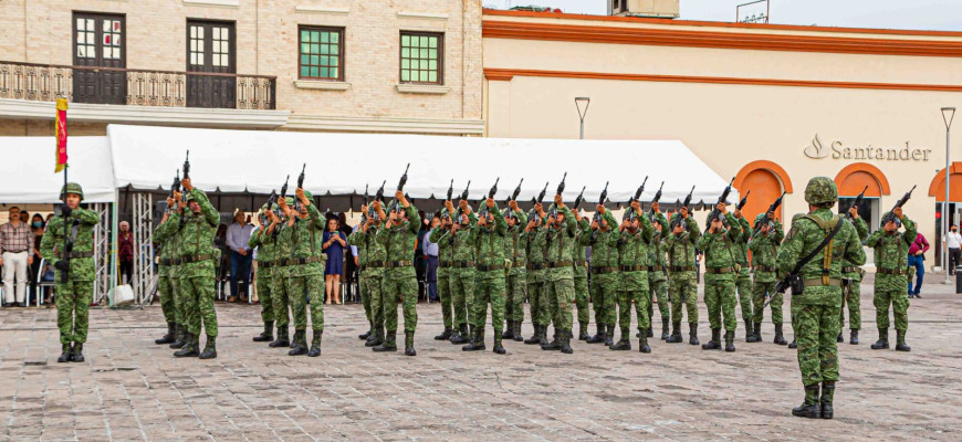 Conmemoran autoridades militares el 177 Aniversario de la Batalla de Resaca de la Palma
