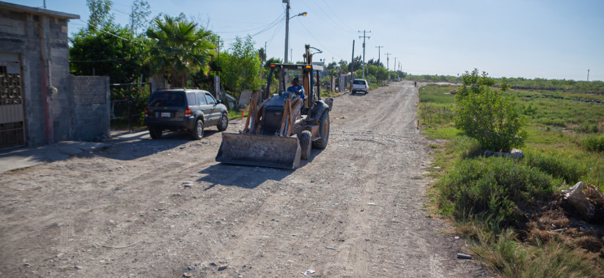 Inicia Gobierno de Matamoros obras de pavimentación en diferentes sectores; entre ellas, el callejón 14 de la Popular
