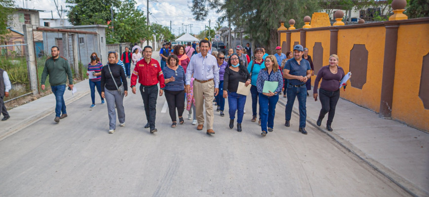 En recta final del 2023, Alcalde Mario López sigue cumpliendo compromisos; entrega nuevas pavimentaciones