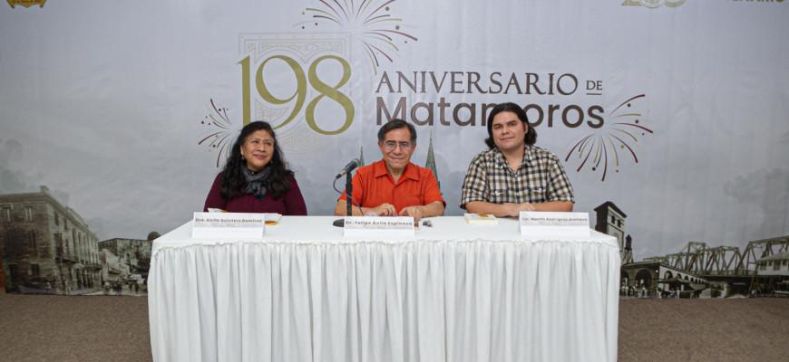 Director del Instituto Nacional de Estudios Históricos de las Revoluciones en México presenta libro en Matamoros.