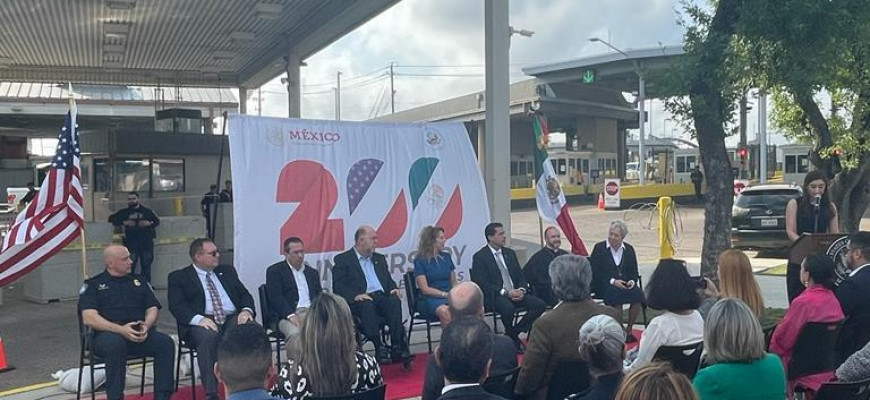 Destaca Carlos Ballesteros sólida relación entre México y EU, al conmemorar los 200 años de relacion