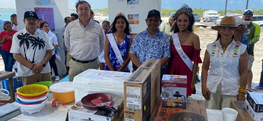 Inaugura Alcalde Dr. Rubén Sauceda el 3er. Festival del Pescador en el poblado Higuerillas
