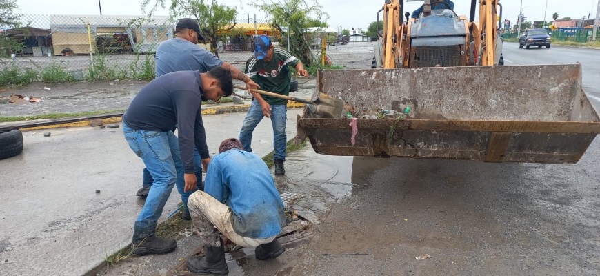 Suman esfuerzos Gobierno de Matamoros y JAD para atender afectaciones por “Francine” y tormenta tropical No. 21