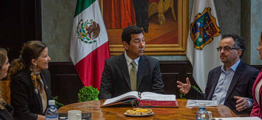 Embajador Británico en México, Jon Benjamin visita Matamoros; lo recibe Alcalde Mario López