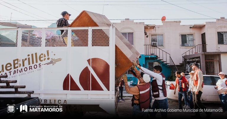 Descacharrización en Matamoros