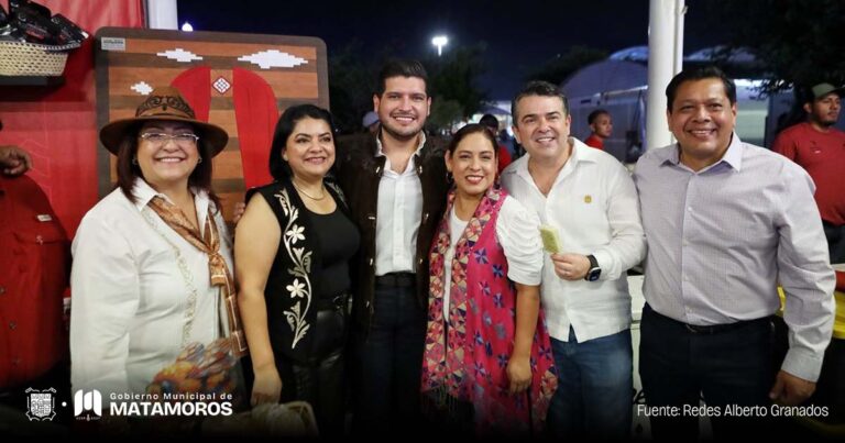 Alberto Granados presente en la participación de Matamoros en la Feria Tamaulipas