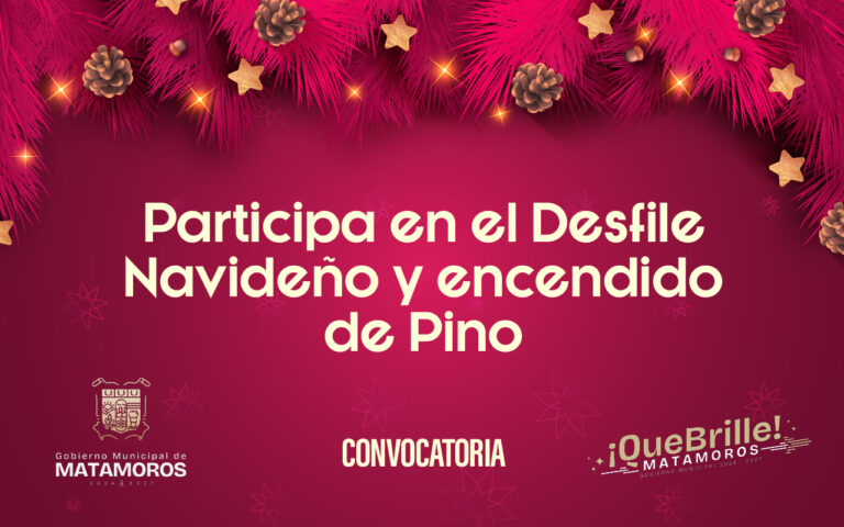 Convocatoria de Desfile Navideño