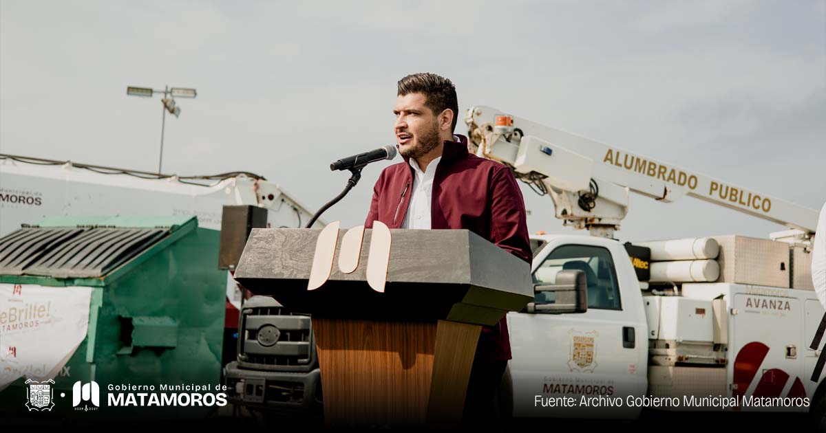 Alcalde Alberto Granados refuerza servicios públicos de Matamoros en sus primeros 36 días de gestión