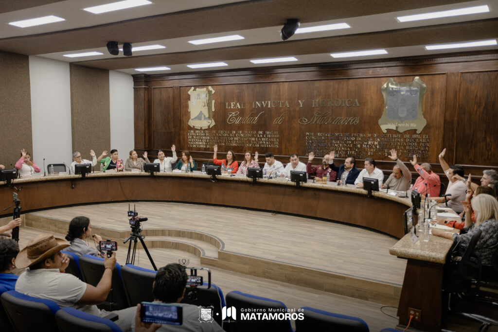 Encabeza el Presidente Municipal Alberto Granados la Tercera y Cuarta Sesión Ordinaria del Cabildo de Matamoros