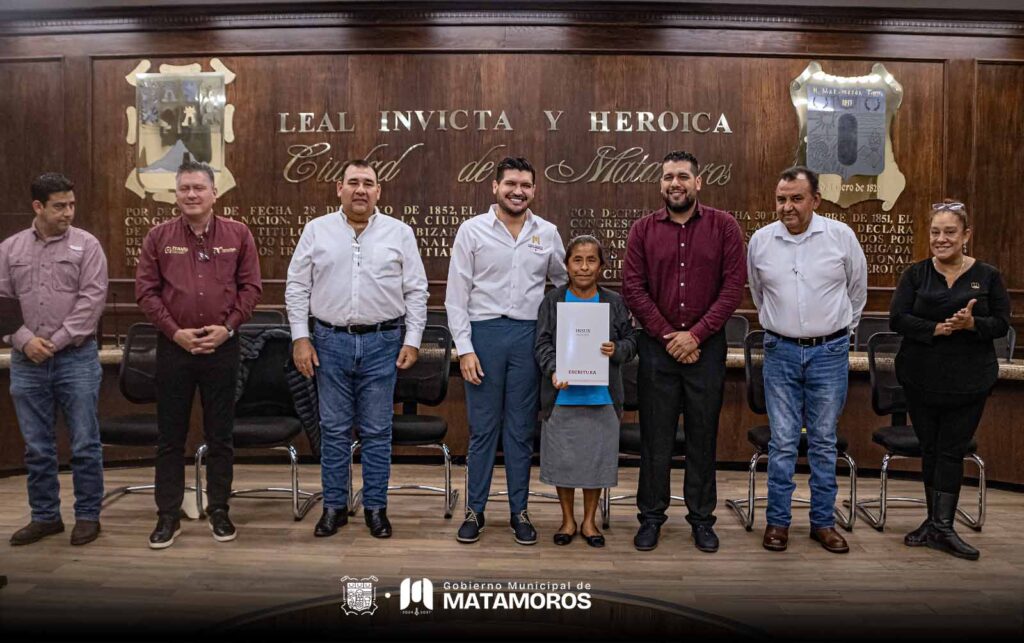 Entrega de Escrituras en Matamoros