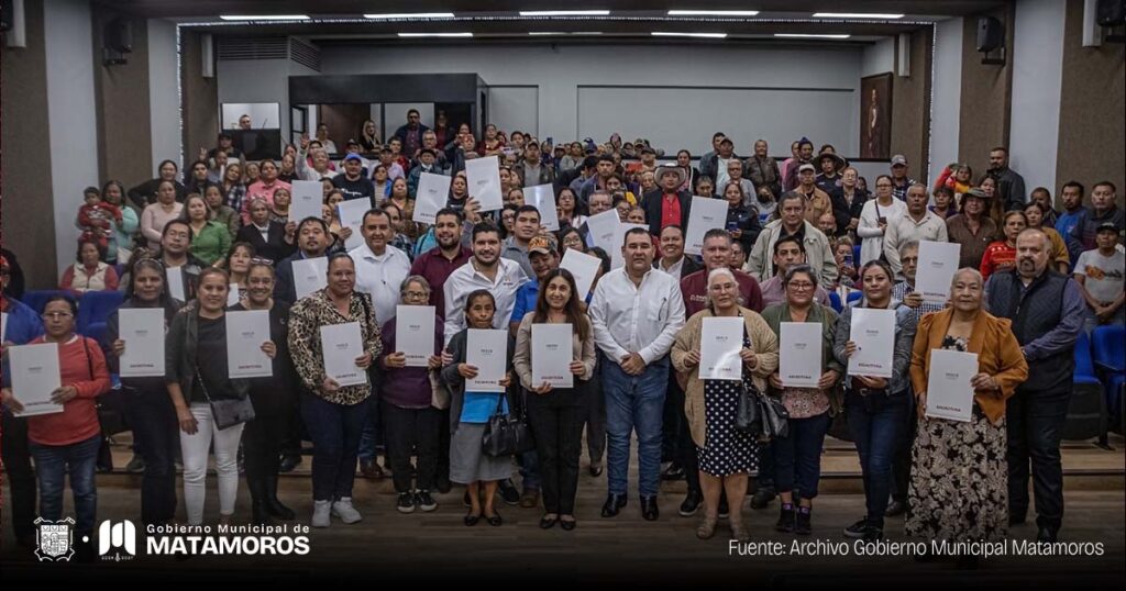 Entrega de Escrituras en Matamoros