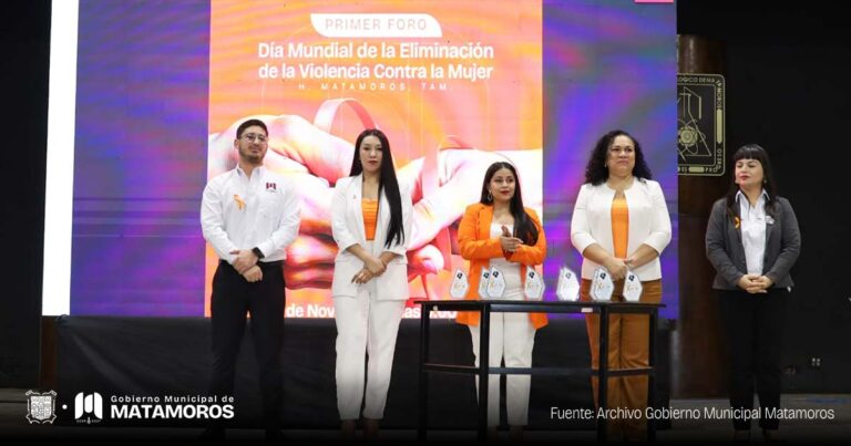 Foro del Día Mundial de la Eliminación de la Violencia contra la Mujer en Matamoros