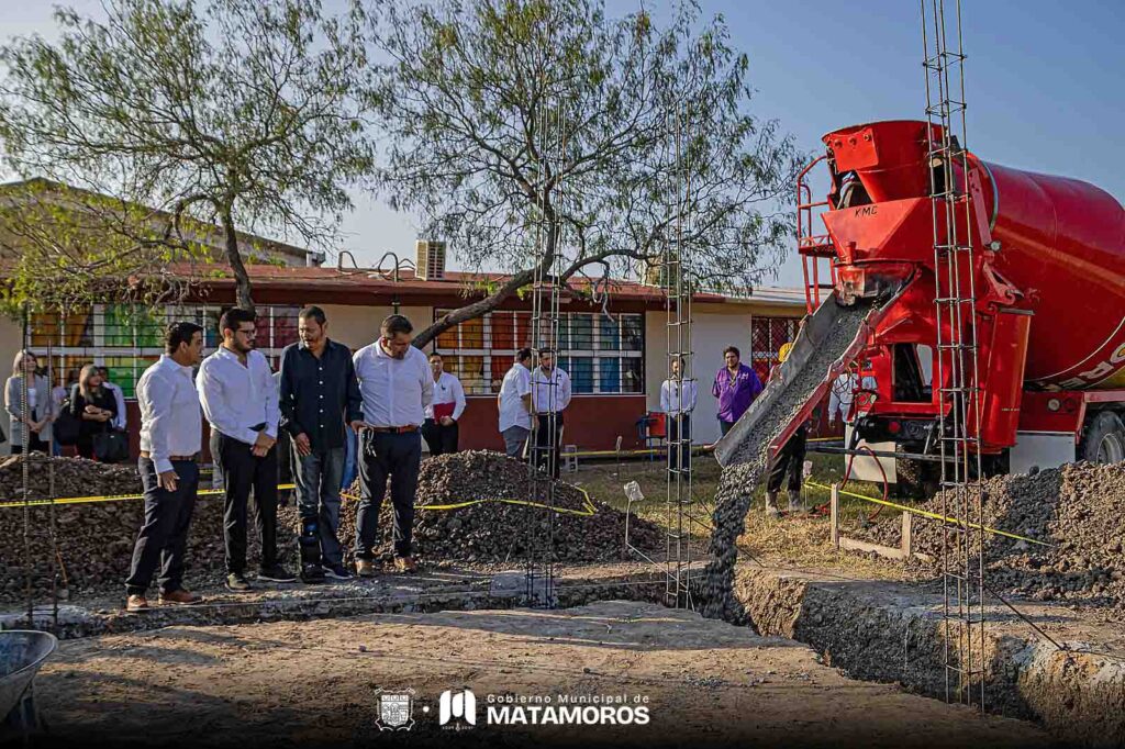 Anuncia alcalde Alberto Granados construcción de aula en primaria José Doroteo Arango