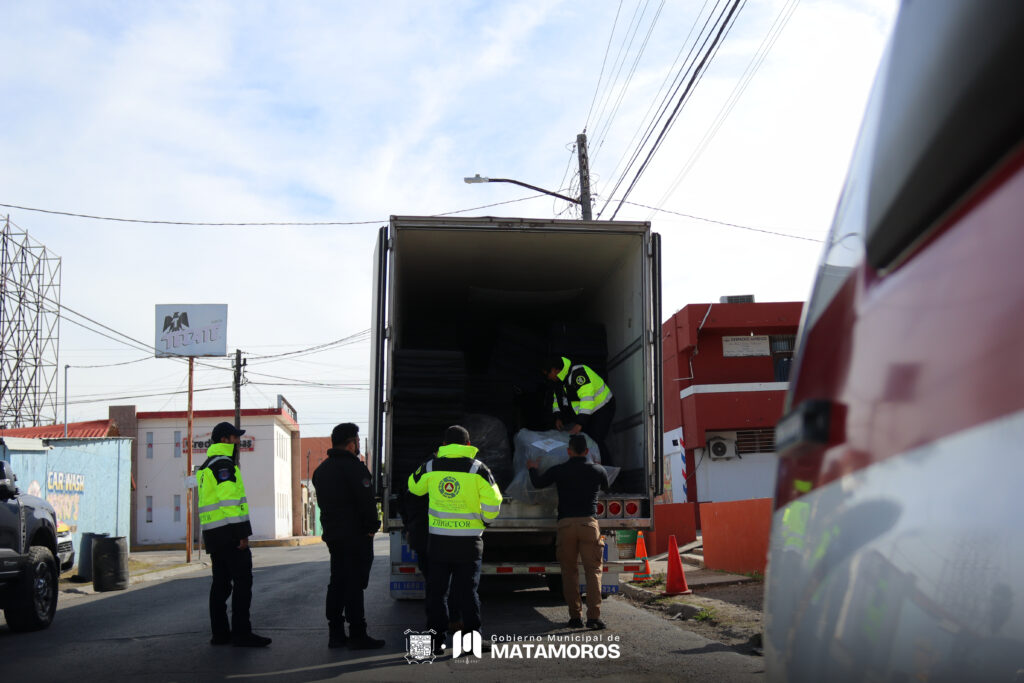 Protección Civil refuerza operativo ante onda gélida en Matamoros: habilitan albergue