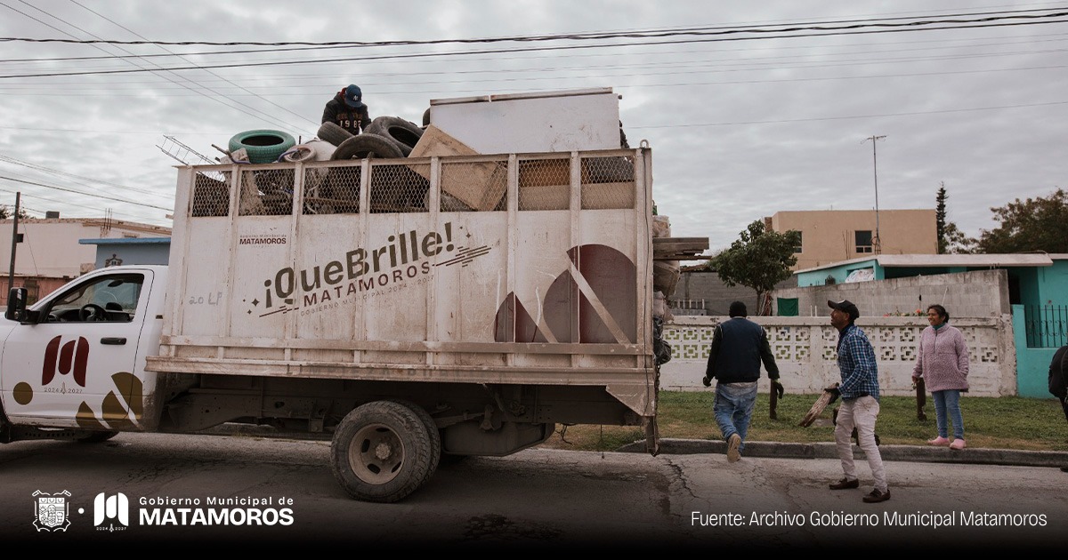 Se recolecta más de 18 toneladas de cacharros en la Sección 16 a través de programa municipal