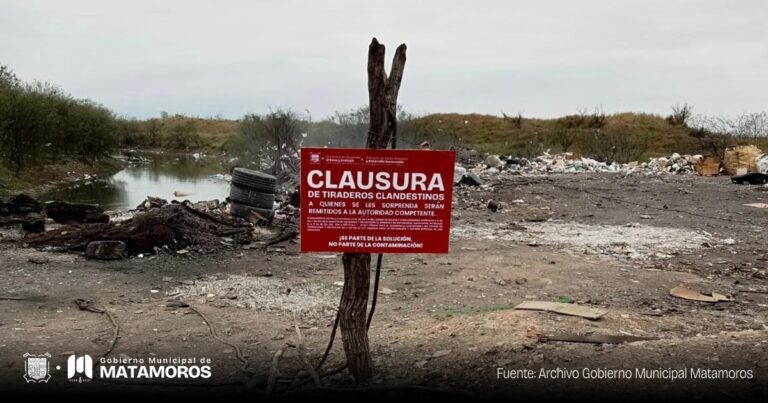 Amonesta Gobierno Municipal por Tirar Basura en el Dren Las Vacas