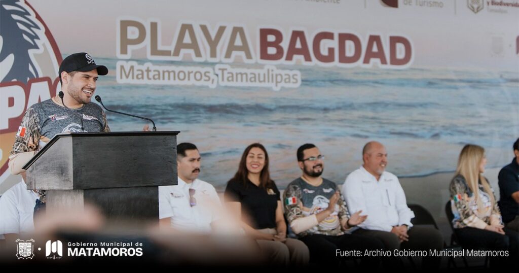 Familias matamorenses y de otros municipios viven la Primera Copa Tamaulipas 2025 en Playa Bagdad