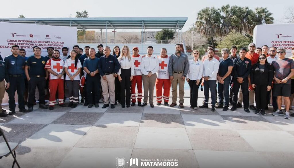 Matamoros, Sede del Curso Integral de Rescate Acuático para Certificar a los Salvavidas de la Zona Norte de Tamaulipas