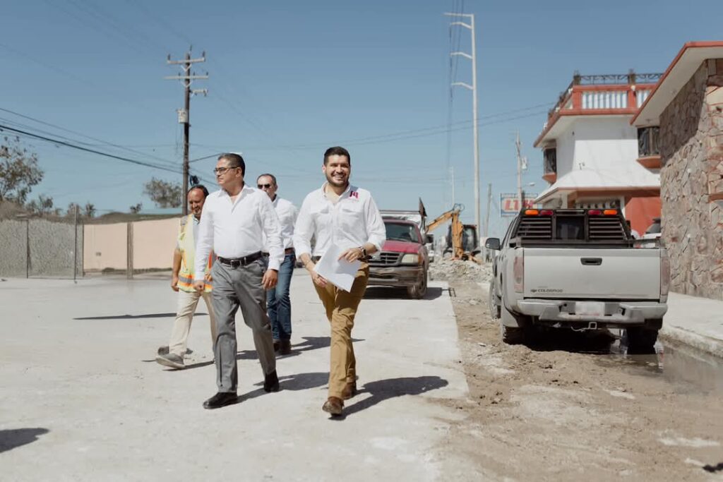 Matamoros se Transforma; supervisa Alberto Granados reparación de drenajes sanitarios