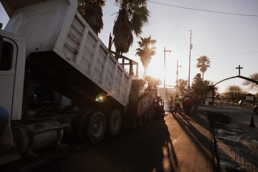 Supervisa Presidente Municipal Avance en la Avenida del Trabajo