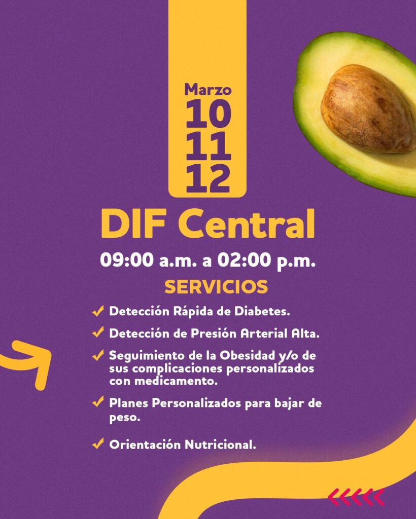 Amplía DIF Matamoros Campaña de Detección y prevención de la Diabetes