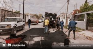 Continúan labores de mejoramiento vial en la colonia Bagdad Sur