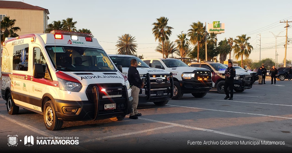 Es prioridad para el Gobierno Municipal la seguridad de los matamorenses