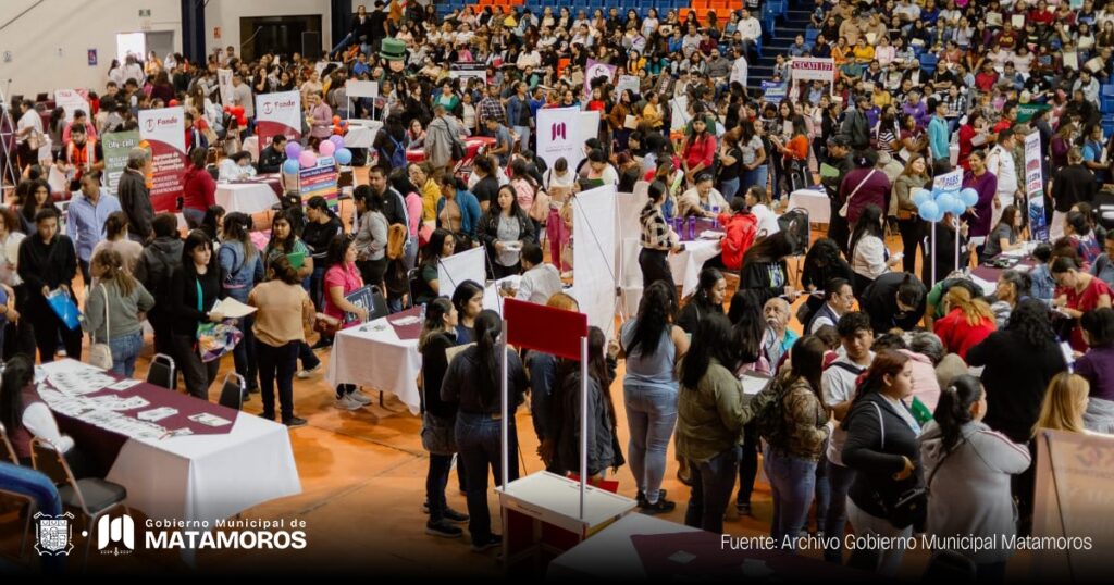 Participa Gobierno de Matamoros en la Feria Nacional de Empleo para Mujeres 2025