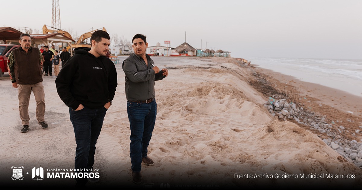 Supervisa el Presidente Municipal Alberto Granados remodelación en Playa Bagdad