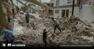 Avanza la obra hidráulica en la colonia Modelo gracias al trabajo de la JAD