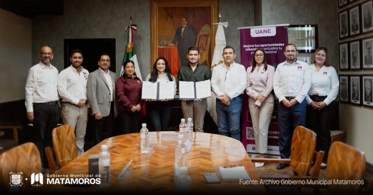 Gobierno Municipal firma convenio de colaboración con la UANE, que otorgará becas para maestrías