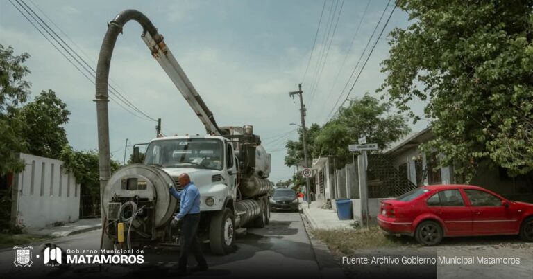 Gobierno de Matamoros y JAD refuerzan servicios en la colonia Campestre del Río 1