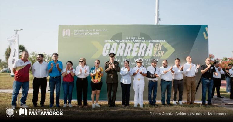Mentores rinden homenaje a la Maestra Yolanda Sánchez Hernández con emotiva carrera
