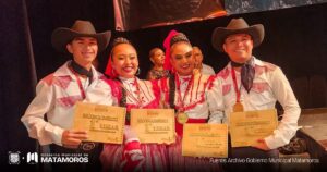 Representantes de Matamoros destacan en Concurso Nacional de Danza Folklórica