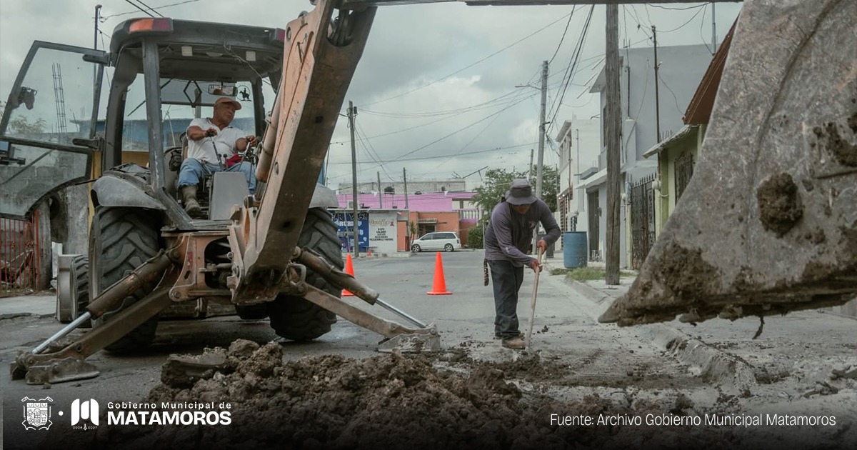 Trabajos de reparación en Mariano Matamoros destacan coordinación entre Gobierno Municipal y JAD