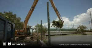 Avanza el Gobierno Municipal en el mantenimiento de las Lagunetas de Matamoros
