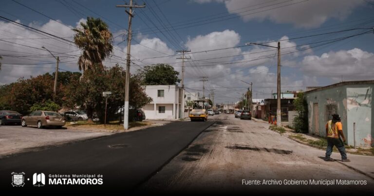 Continúan avances en Obras de mejoramiento vial en la Calle Ocampo