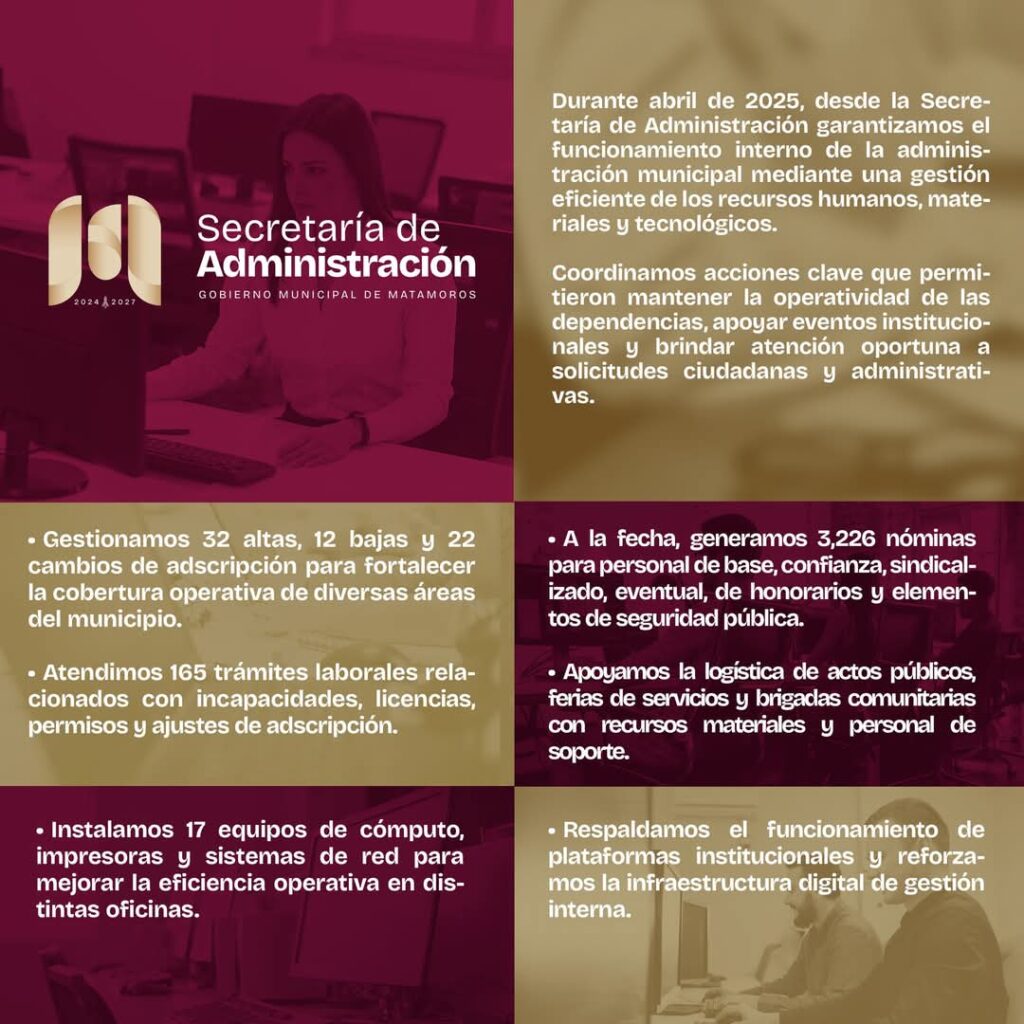 Fortalece la Secretaría de Administración el funcionamiento interno del Ayuntamiento