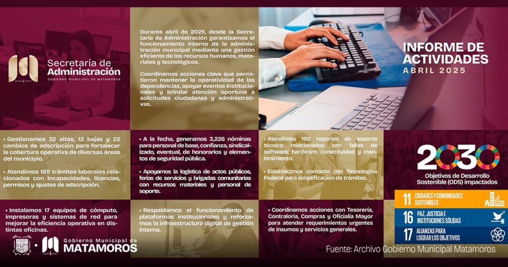 Fortalece la Secretaría de Administración el funcionamiento interno del Ayuntamiento