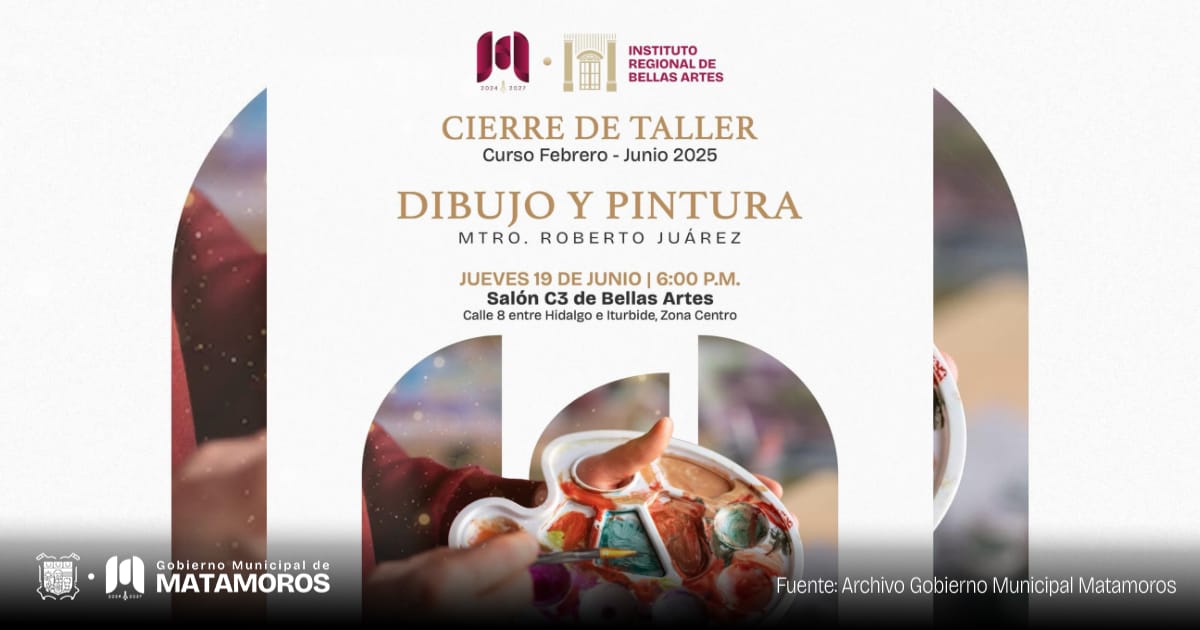 Gobierno Municipal invita al cierre del Taller de Dibujo y Pintura en el IRBAM