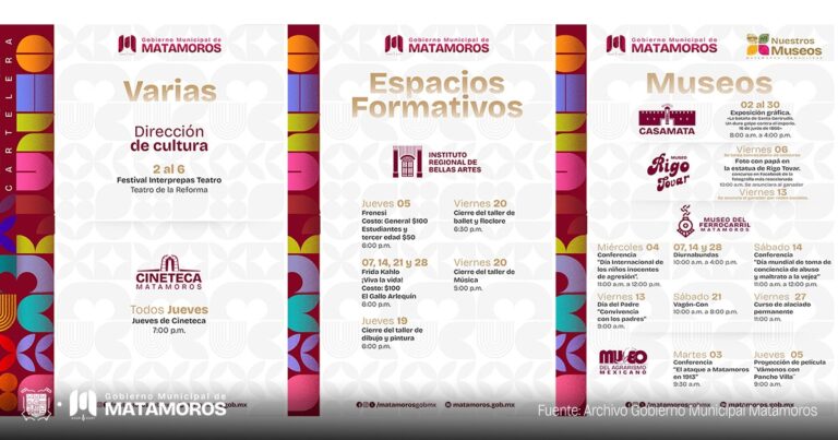 Gobierno Municipal llega con un mes lleno de Cultura