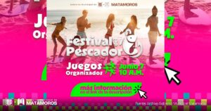 Invita Gobierno Municipal a participar en los Juegos Organizados del Festival del Pescador 2025