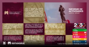 Secretaría de Educación, Cultura y Deporte impulsa el desarrollo integral en Matamoros
