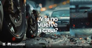 Lanza Gobierno Municipal campaña de concientización para motociclistas en Matamoros