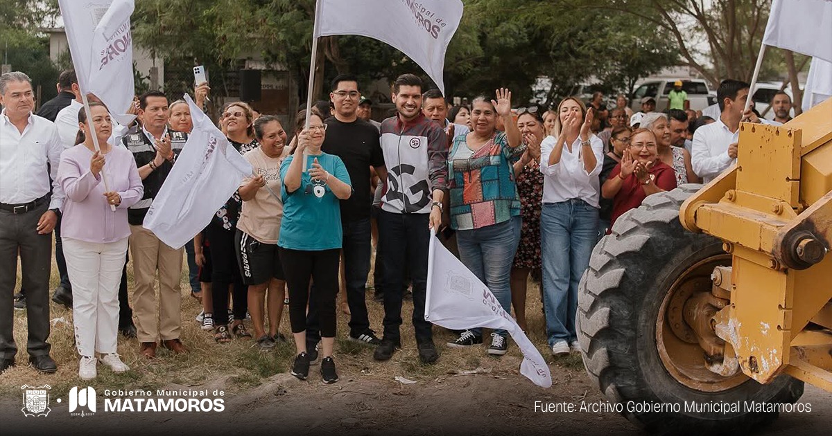 Arranca Presidente Municipal importante obra de pavimentación en la colonia Jesús Vega Sánchez