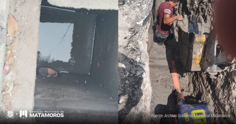 El Gobierno Municipal instala descarga sanitaria en la colonia Las Fuentes