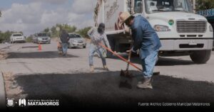 Gobierno de Matamoros avanza en la mejora de vialidades en Matamoros