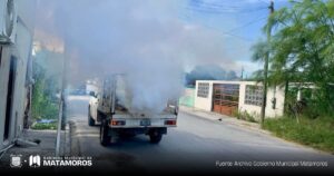 Gobierno de Matamoros refuerza acciones de fumigación para proteger la salud de las familias