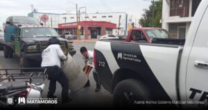 Orden y equilibrio en Matamoros Tránsito realiza operativo en la Diagonal Cuauhtémoc
